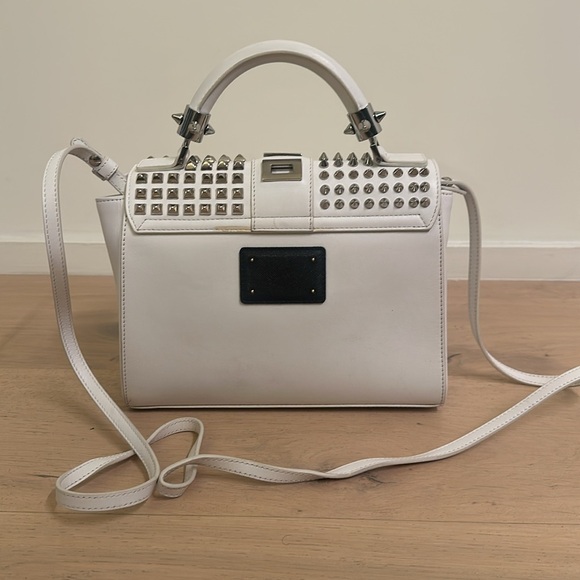Philipp Plein White Calf Leather Crossbody Bag - Picture 3 of 9